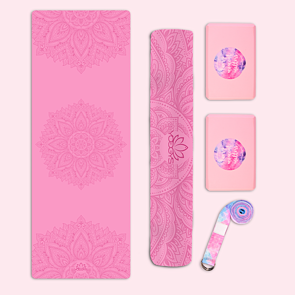 MULTIPACK YOGA SET BASIC MANDALA PINK