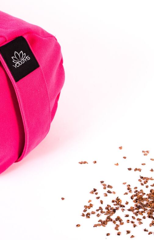 YOGGYS meditační bolster fuchsiový