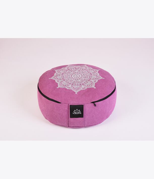 Meditation Pillow, Plum MANDALA