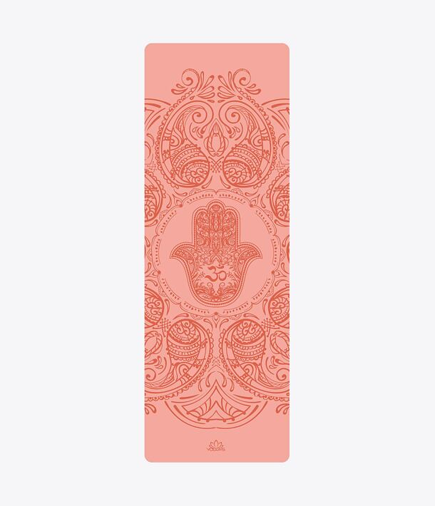 Professional non-slip yoga mat HAMSA PEACH