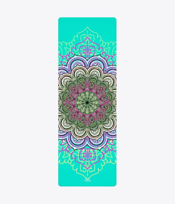 Design yoga mat SUCCULENT MANDALA 