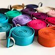 YOGGYS - STRETCHING STRAP jógový popruh [PUDROVÁ]